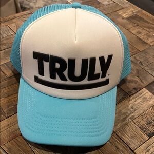 Truly Hard Seltzer Blue Mesh Trucker Hat Adjustable Snapback